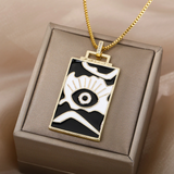 Evil Eye Tarot Necklace - Panacea Designs