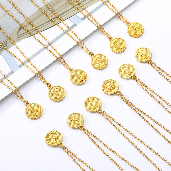 Zodiac Coin Necklace - Panacea Designs