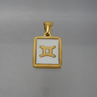 Square Zodiac Pendant Necklace - Panacea Designs