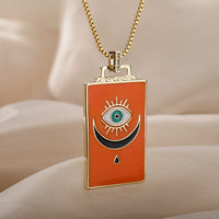 Evil Eye Tarot Necklace - Panacea Designs