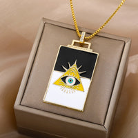 Evil Eye Tarot Necklace - Panacea Designs