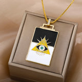 Evil Eye Tarot Necklace - Panacea Designs