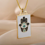 Evil Eye Tarot Necklace - Panacea Designs