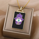 Evil Eye Tarot Necklace - Panacea Designs