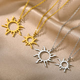 Layered Sun Necklace - Panacea Designs