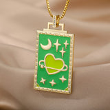 Square Heart Necklace - Panacea Designs