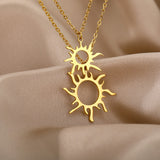 Layered Sun Necklace - Panacea Designs