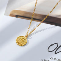 Zodiac Coin Necklace - Panacea Designs