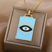 Evil Eye Tarot Necklace - Panacea Designs